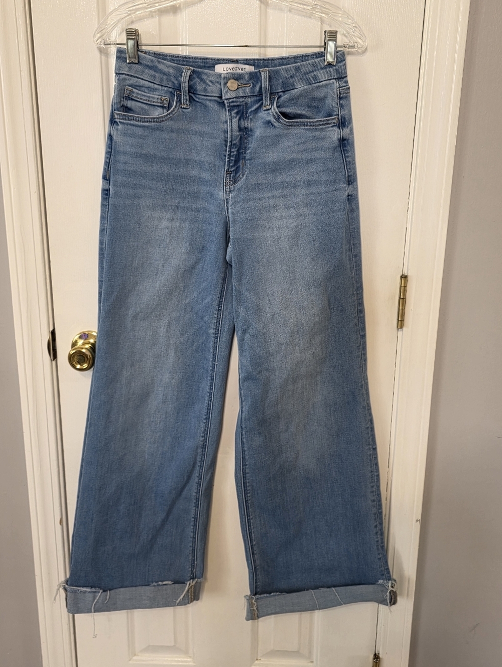 Lovervet The Perfsct Wide Leg Light Blue Wide Leg Jeans Size 5 / 27